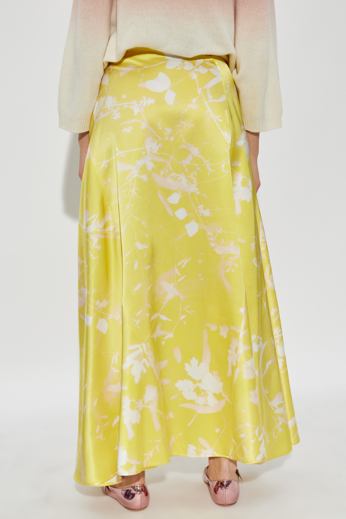 Yellow Silk skirt Fabiana Filippi - Vitkac GB